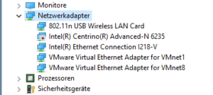 Es wurde keine Netzwerkhardware gefunden