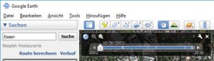 Google Earth ältere Bilder und Karten ansehen