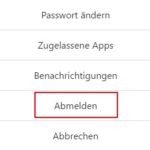 Instagram abmelden am PC