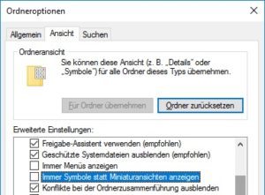 Dateivorschau funktioniert nicht im Windows Explorer