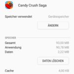 Android-App Spielstände löschen