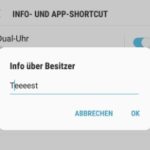 Sperrbildschirm-Text unter Android ändern