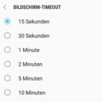 Android: Zeit bis Sperrbildschirm automatisch aktiviert wird ändern