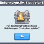 Belohnungslimit in Clash Royale