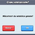 Clan verlassen in Clash Royale