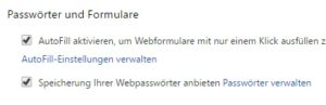 Gespeicherte Passwörter in Google Chrome auslesen