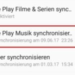 Google Play Musik synchronisiert nicht
