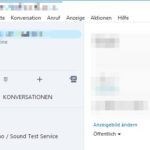Profilbild bei Skype ändern