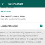WhatsApp-Nachricht ohne Lesebestätigung lesen