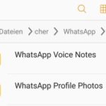 WhatsApp Bilder weg und verschwunden
